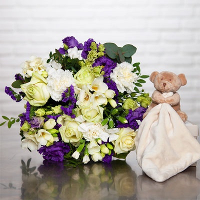 bouquet-parfume-et-doudou-ours bouquet-parfume-et-doudou-ours