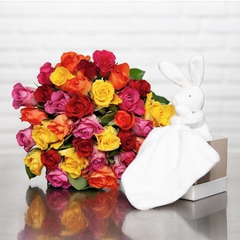 ARLEQUIN & DOUDOU LAPIN ARLEQUIN & DOUDOU LAPIN