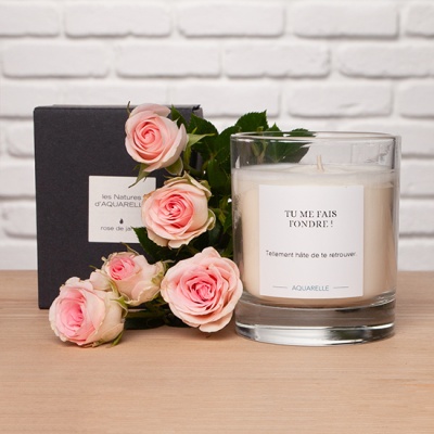 DÉCOUVREZ LA BOUGIE ROSE