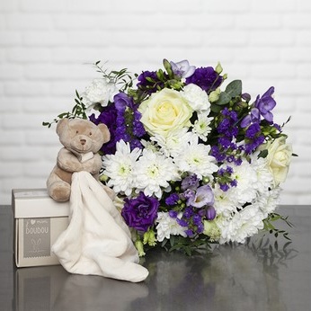 BLEU PARFUMÉ & DOUDOU OURS BLEU PARFUMÉ & DOUDOU OURS
